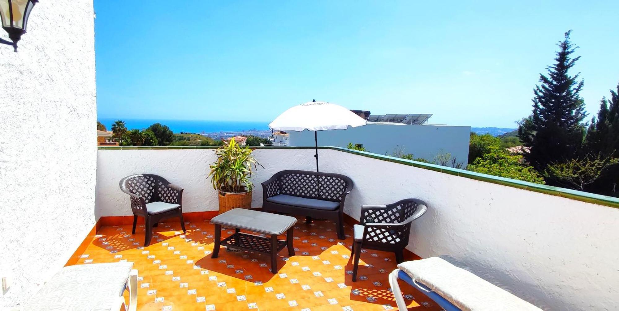Holiday Villa In 10 Min From Fuengirola Beach With Sea Views Pool Bbq Parking Wifi Aircon Big Garden ミハス エクステリア 写真